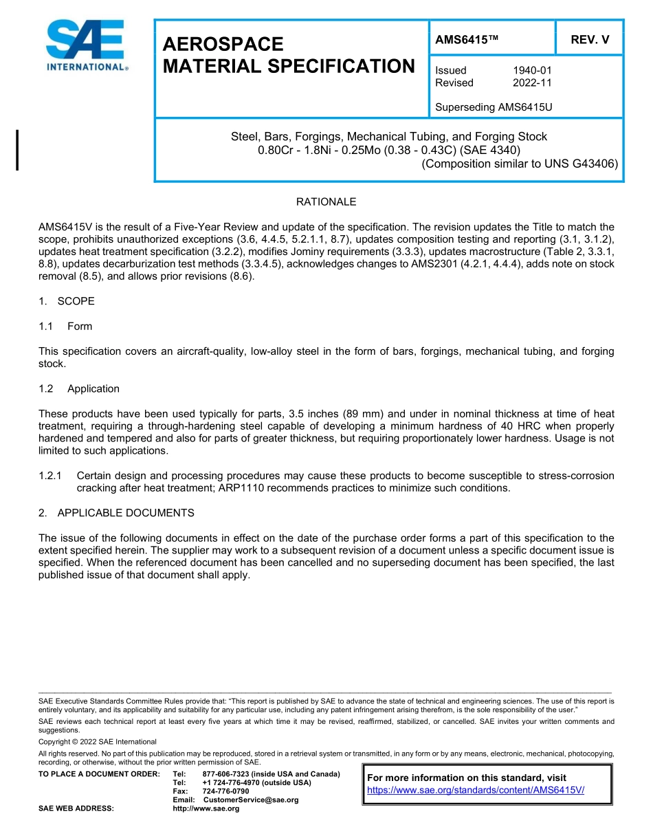 SAE AMS 6415V-2022.pdf_第1页