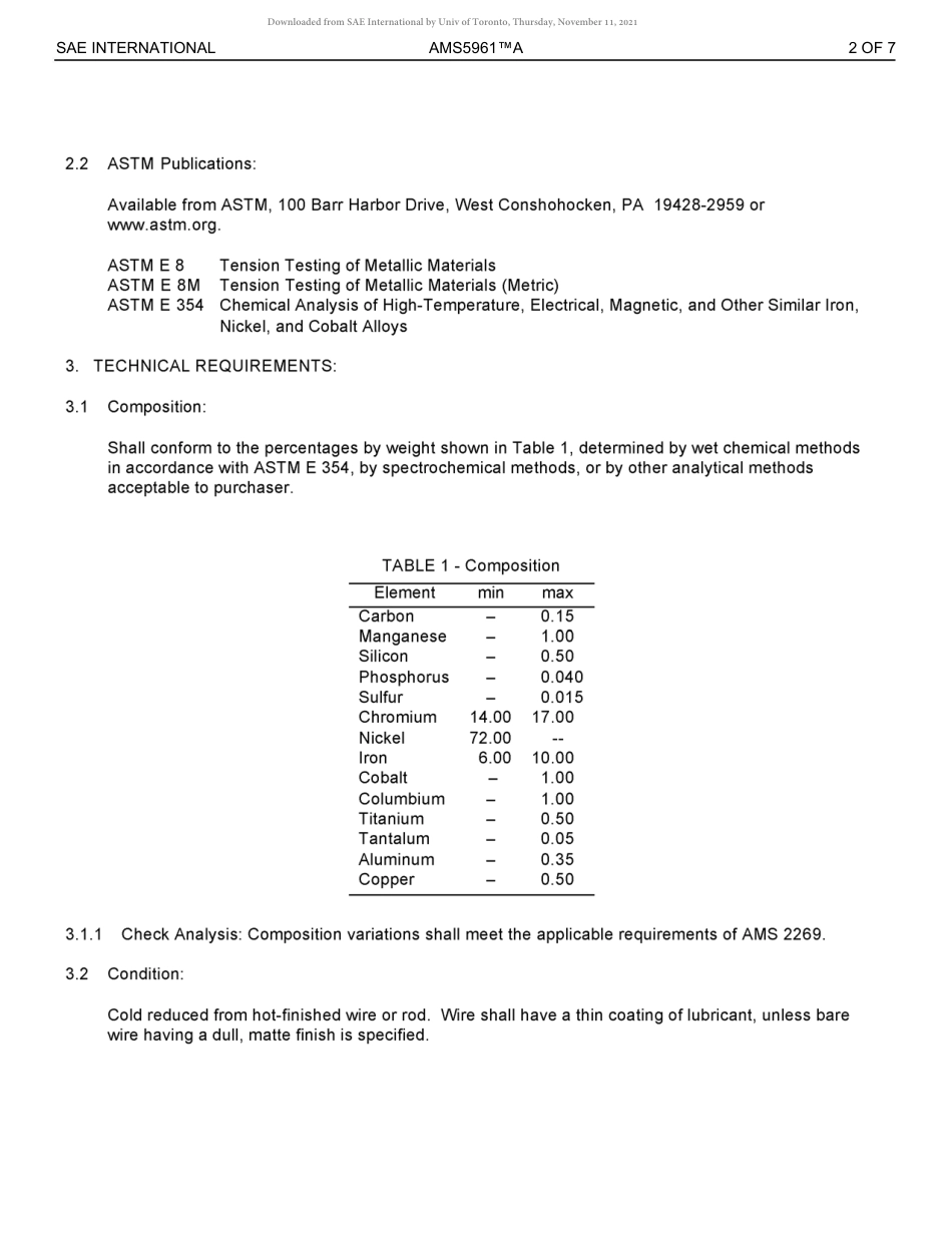SAE AMS 5961A-2018.pdf_第2页