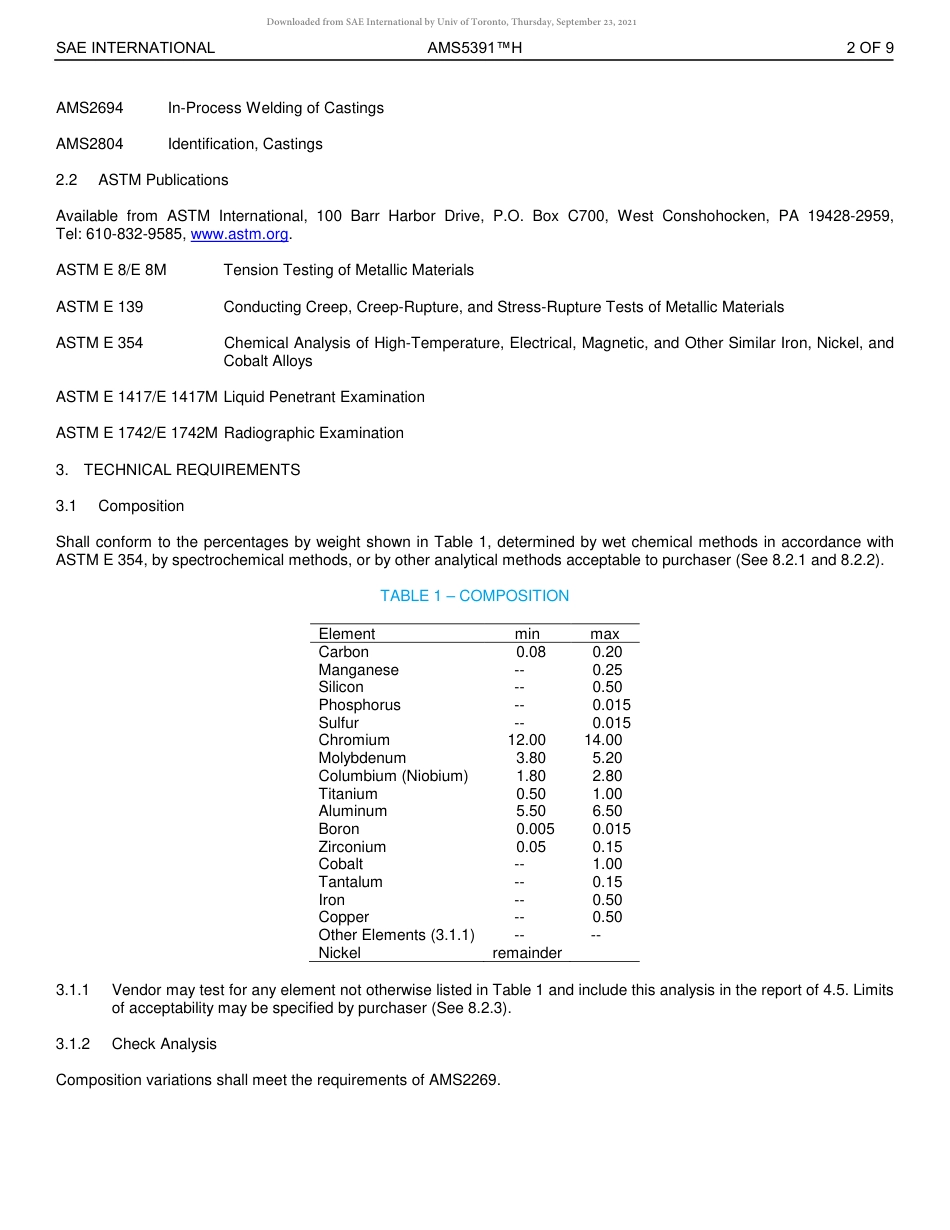 SAE AMS 5391H-2019.pdf_第2页