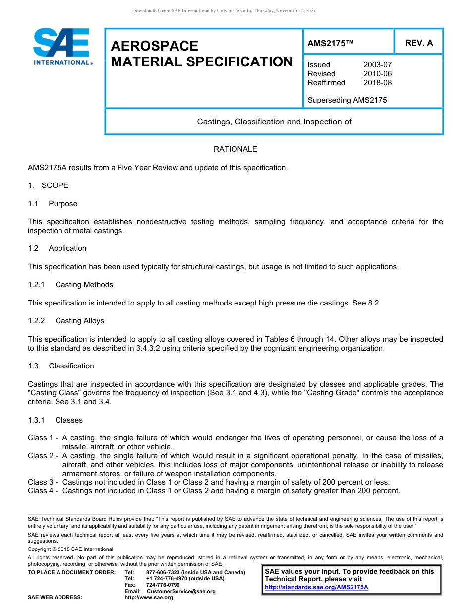 SAE AMS 2175A-2018.pdf_第1页