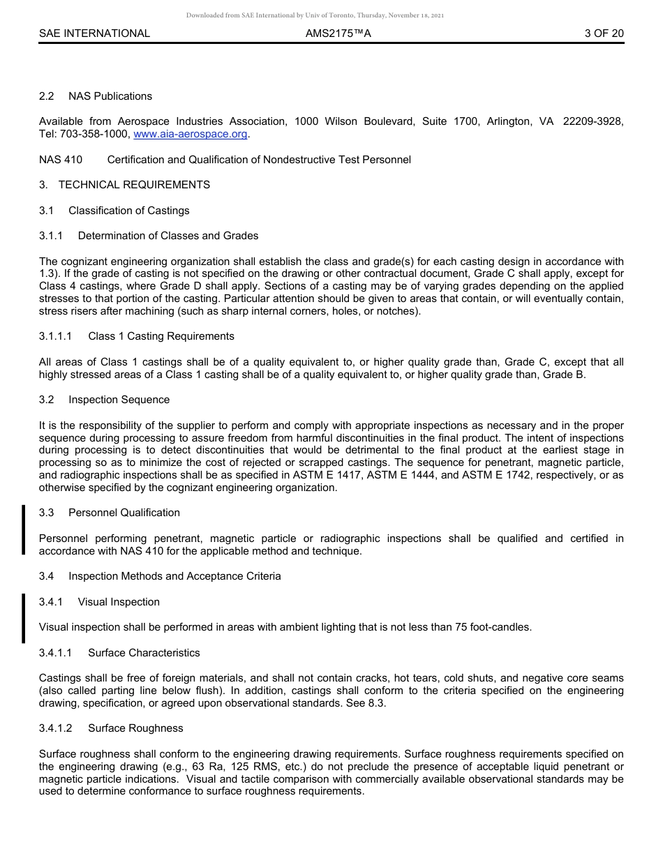 SAE AMS 2175A-2018.pdf_第3页