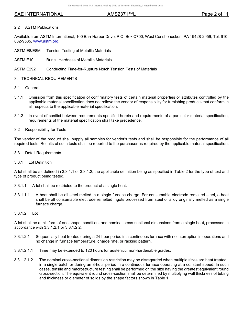 SAE AMS 2371L-2019.pdf_第2页