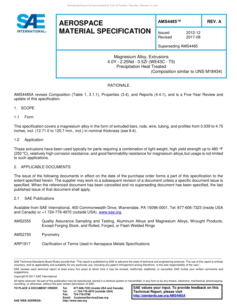 SAE AMS 4485A-2017.pdf_第1页