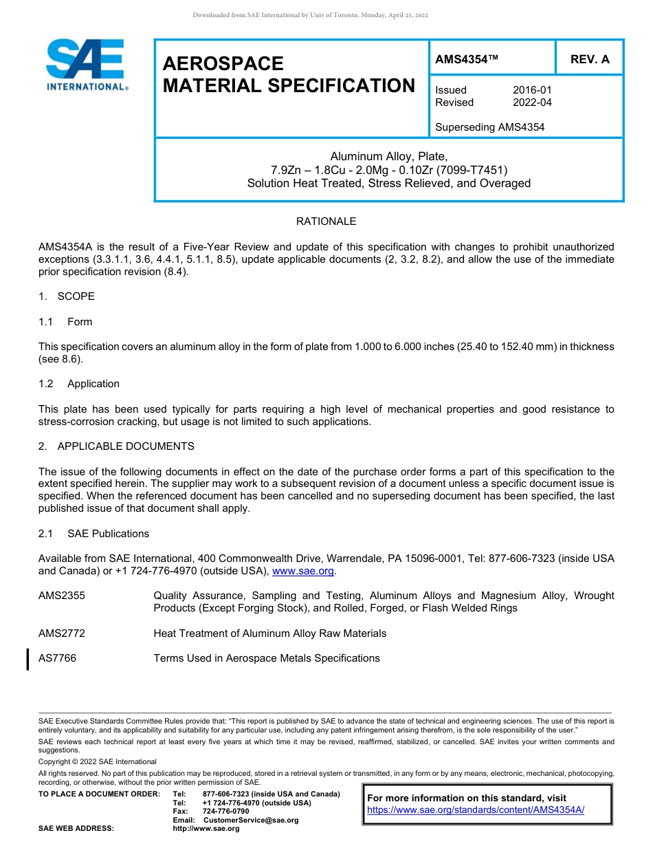SAE AMS 4354A-2022.pdf_第1页