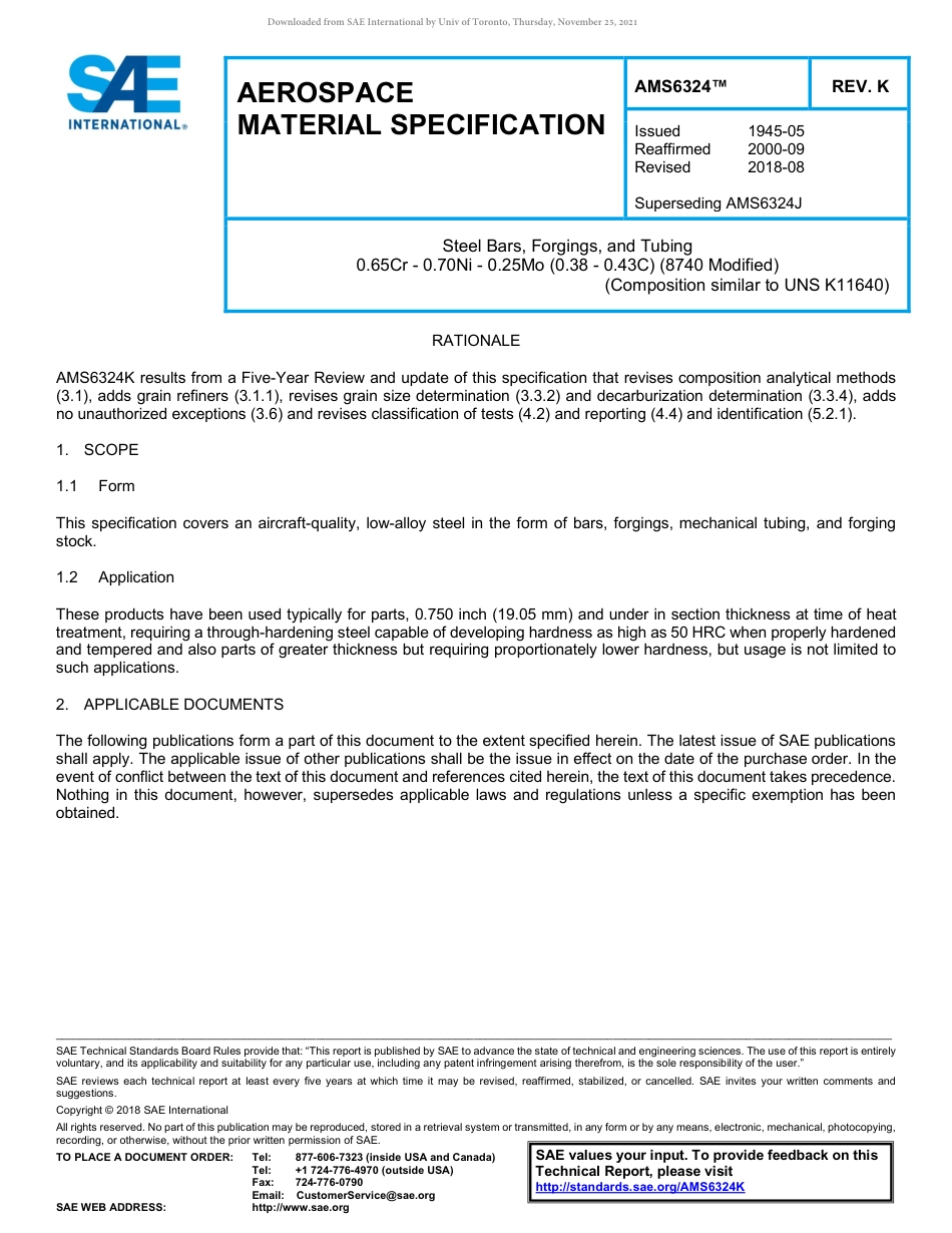 SAE AMS 6324K-2018.pdf_第1页