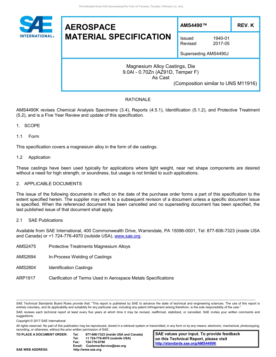 SAE AMS 4490K-2017.pdf_第1页