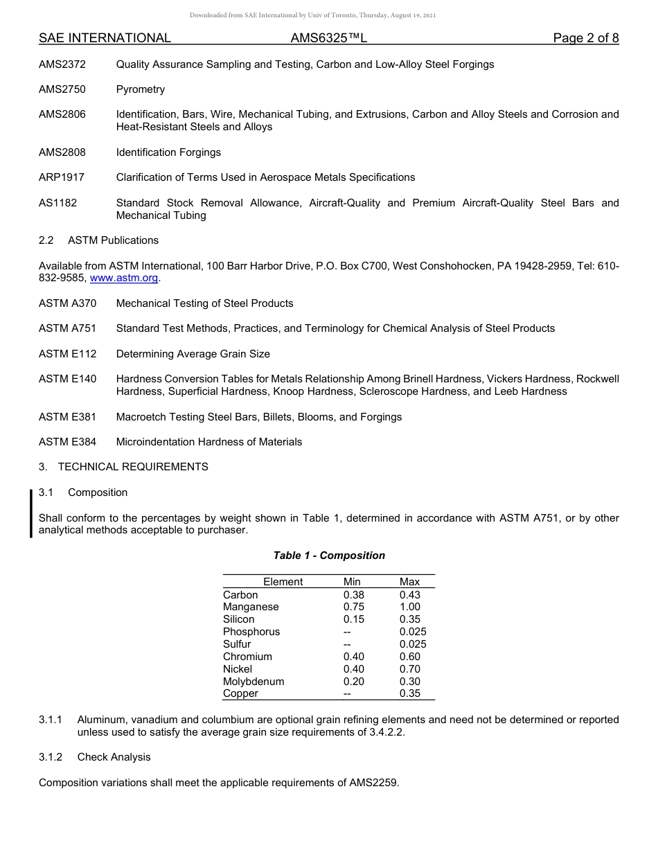 SAE AMS 6325L-2020.pdf_第2页