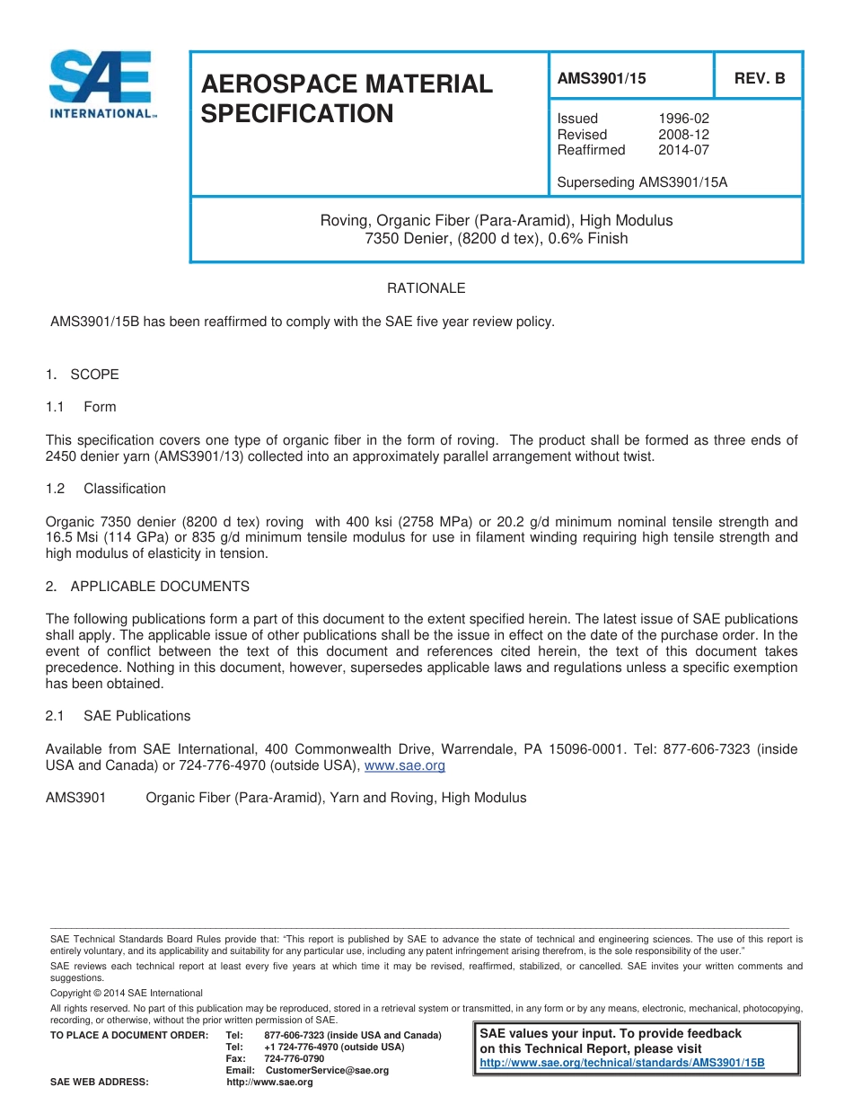 SAE AMS 3901-15B-2014.pdf_第1页