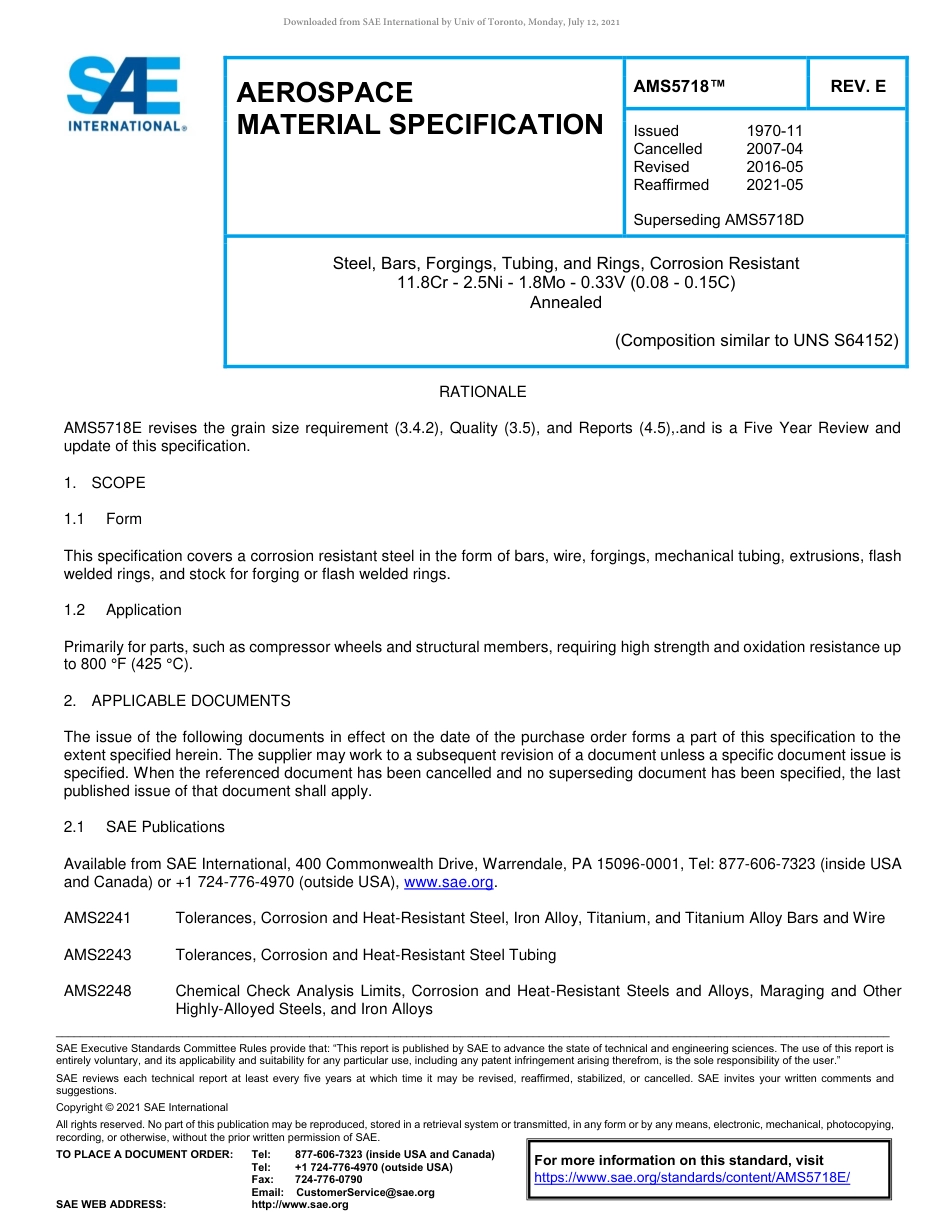 SAE AMS 5718E-2021.pdf_第1页