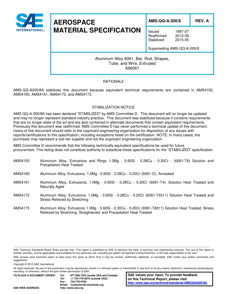 SAE AMS-QQ-A-200-8A-2015.pdf_第1页