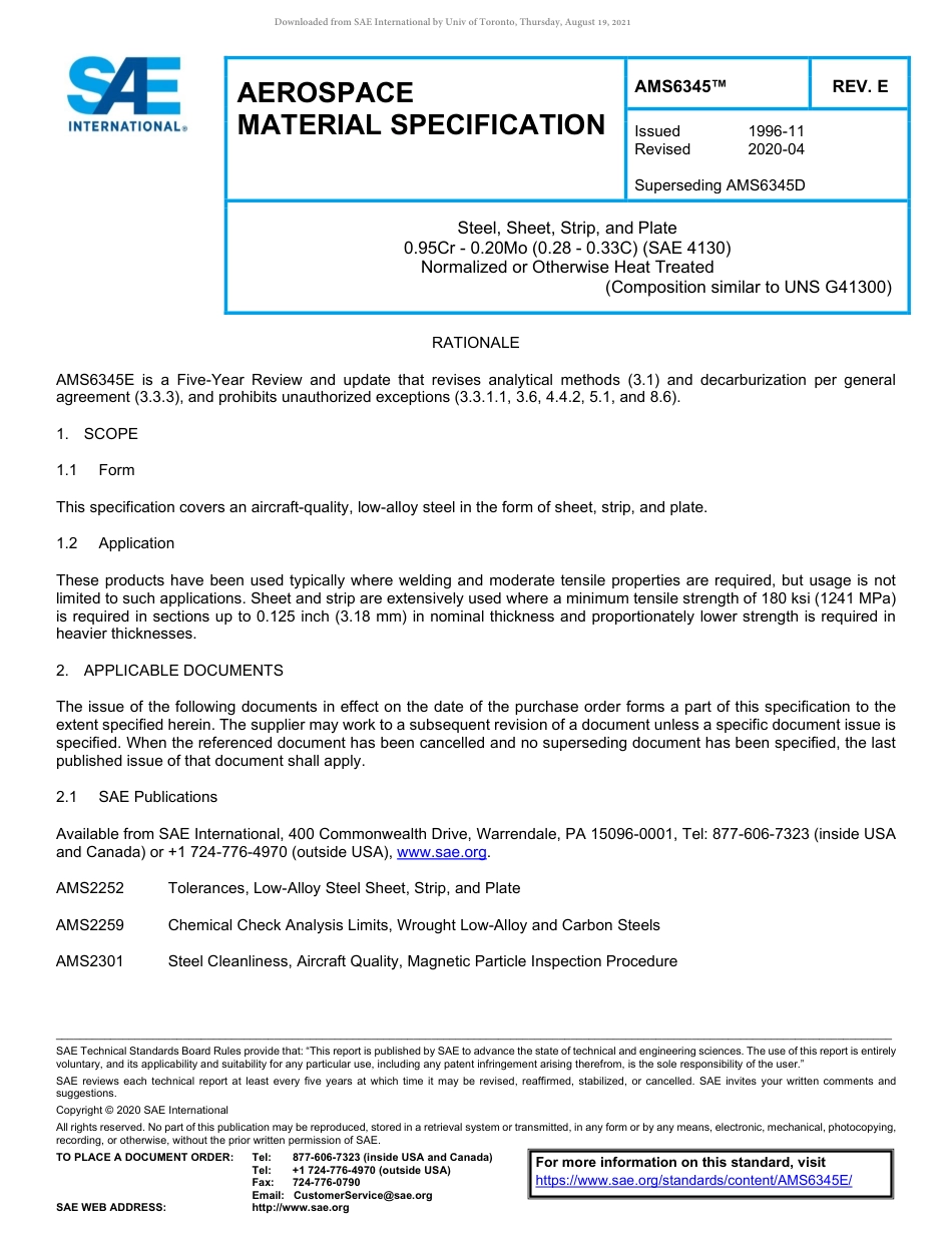 SAE AMS 6345E-2020.pdf_第1页