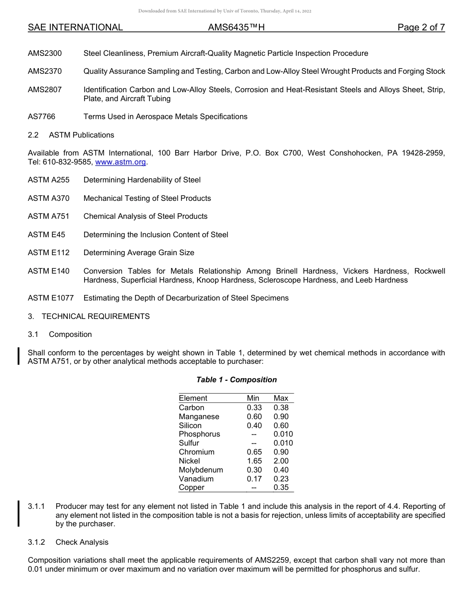 SAE AMS 6435H-2022.pdf_第2页