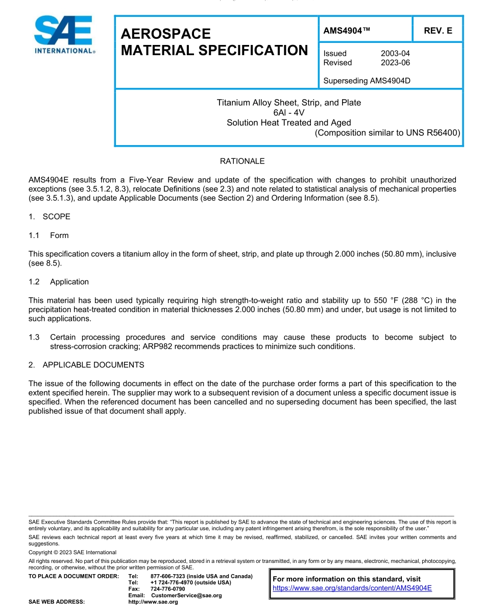 SAE AMS 4904E-2023.pdf_第1页