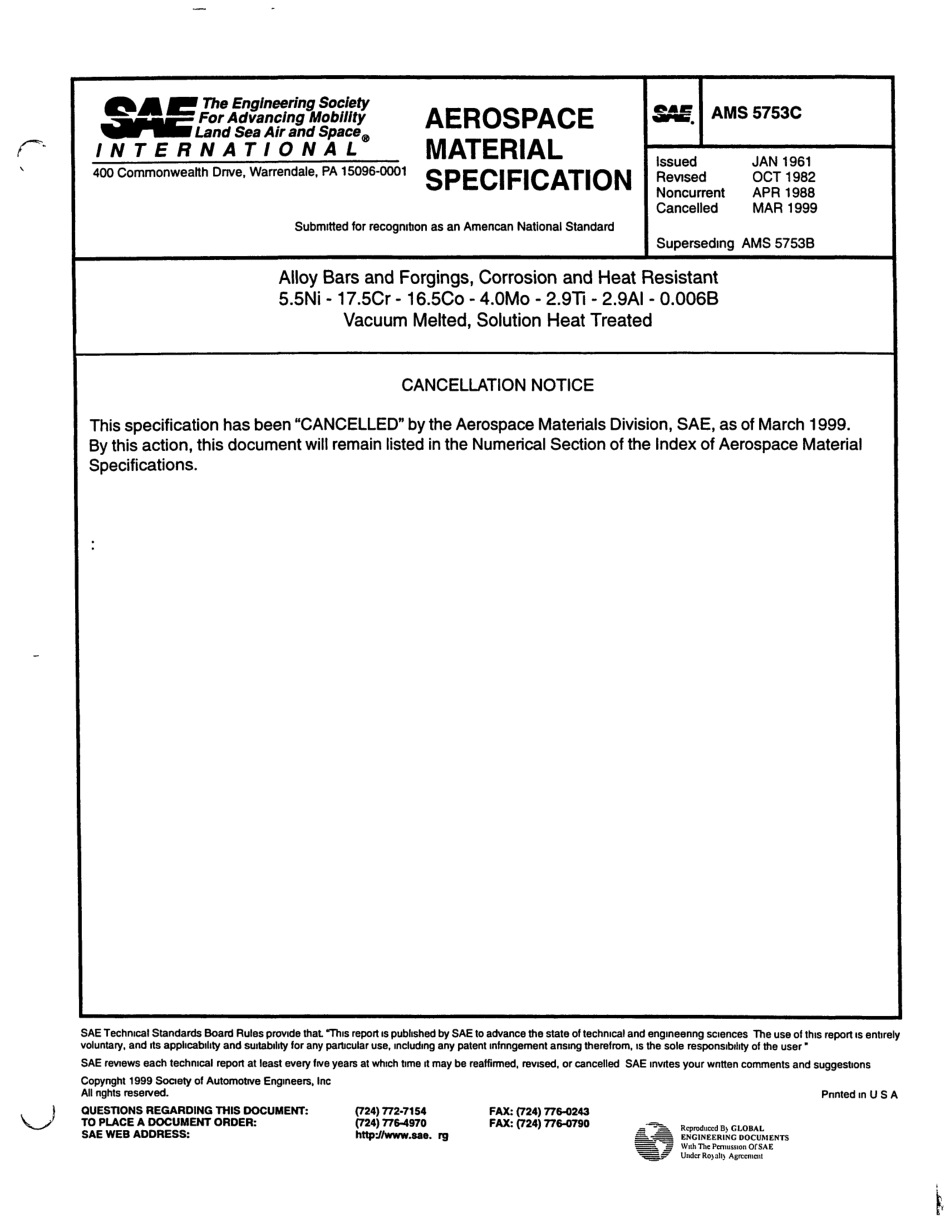 SAE AMS 5753C-1999 scan.pdf_第1页