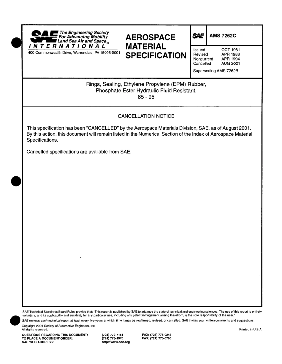 SAE AMS 7262C-2001 scan.pdf_第1页