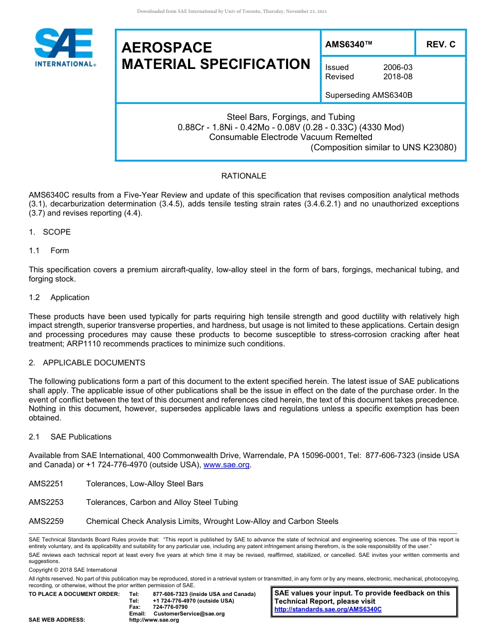 SAE AMS 6340C-2018.pdf_第1页
