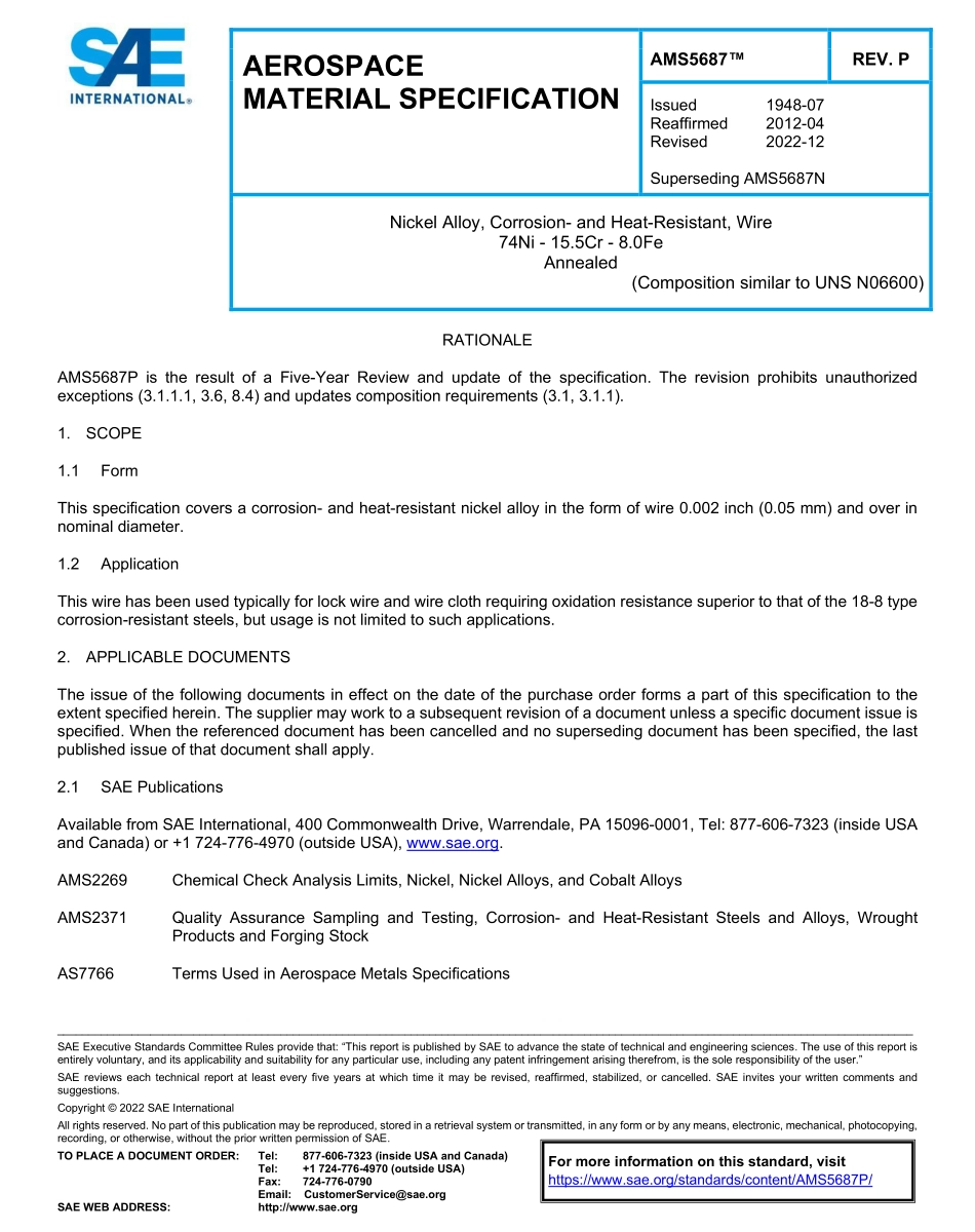 SAE AMS 5687P-2022.pdf_第1页