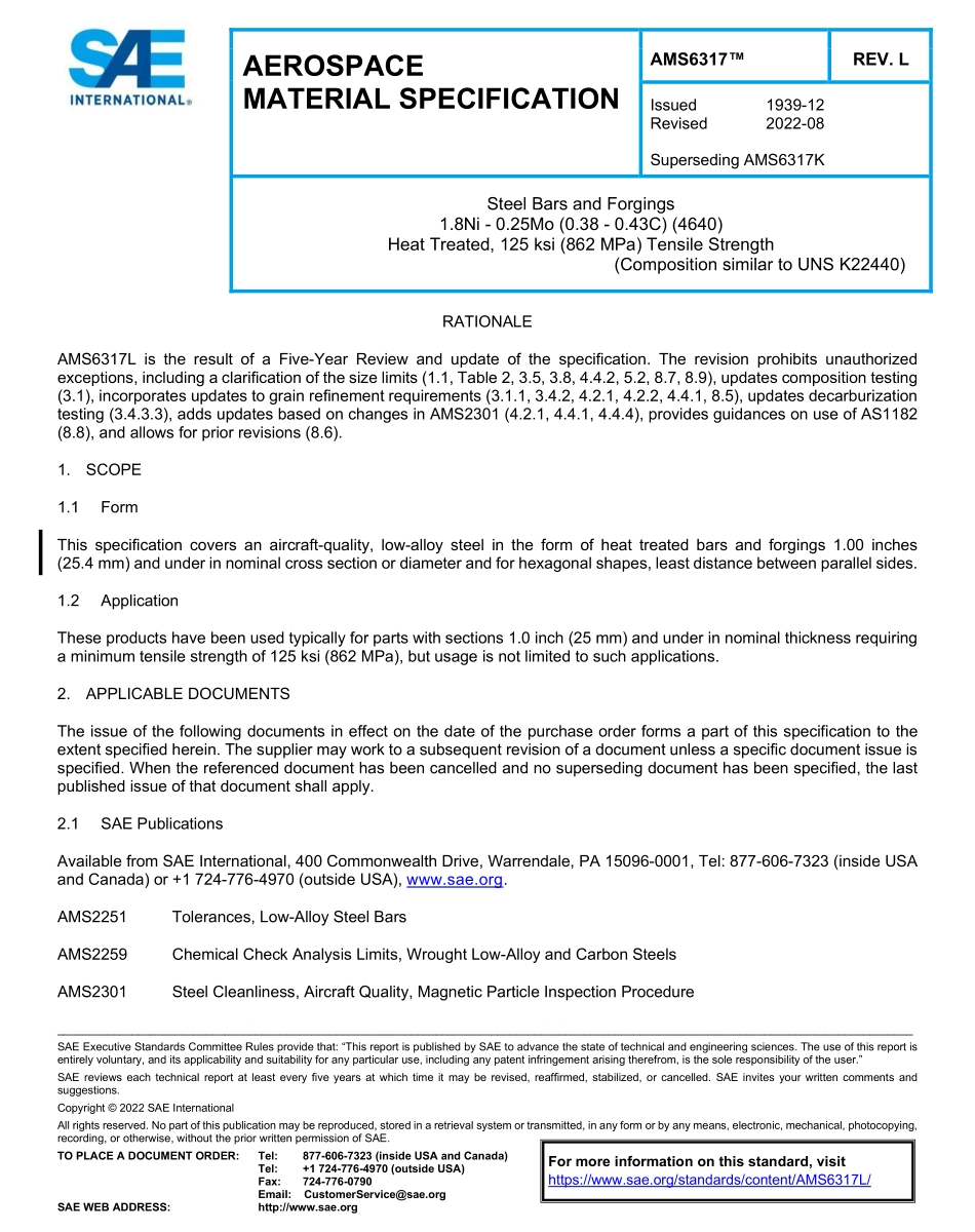 SAE AMS 6317L-2022.pdf_第1页