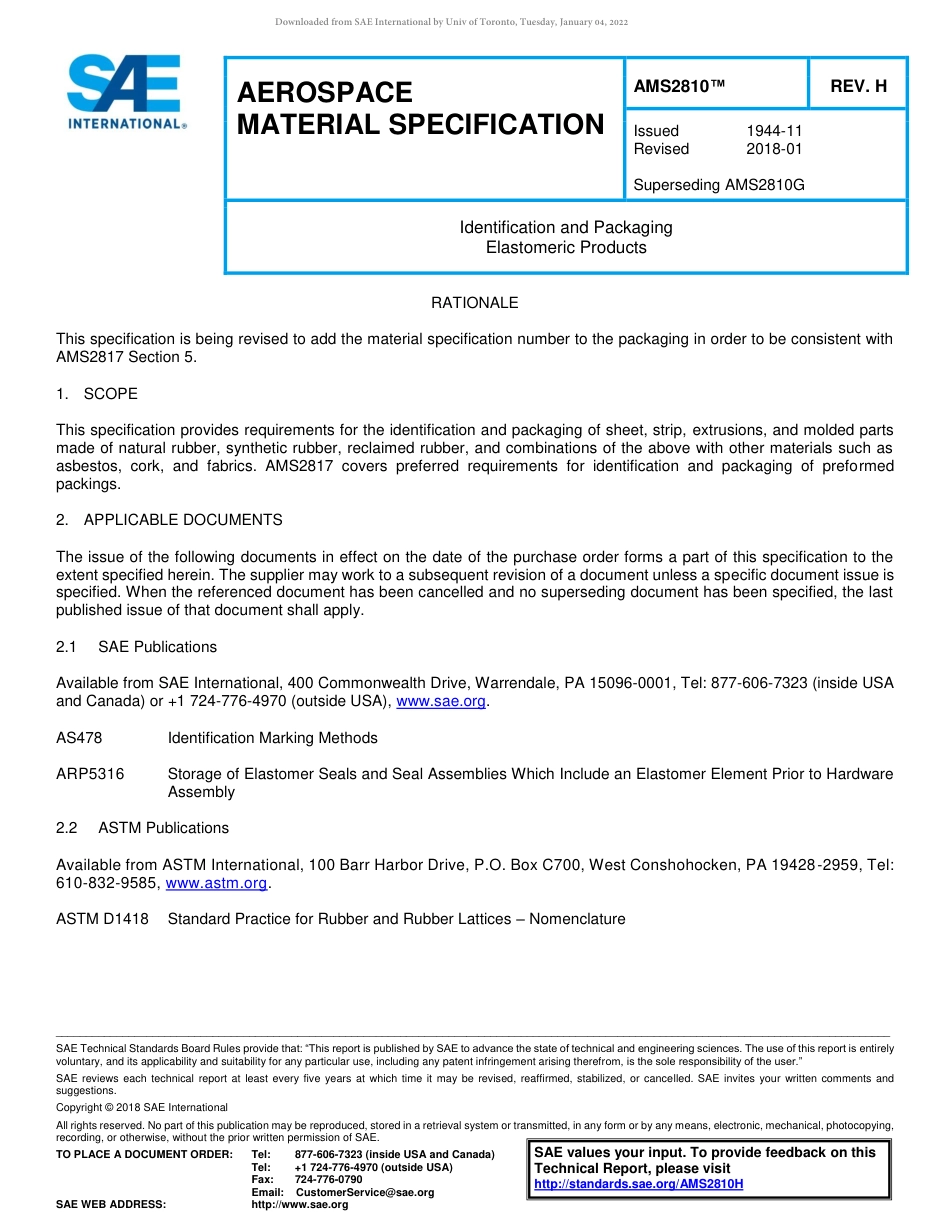 SAE AMS 2810H-2018.pdf_第1页