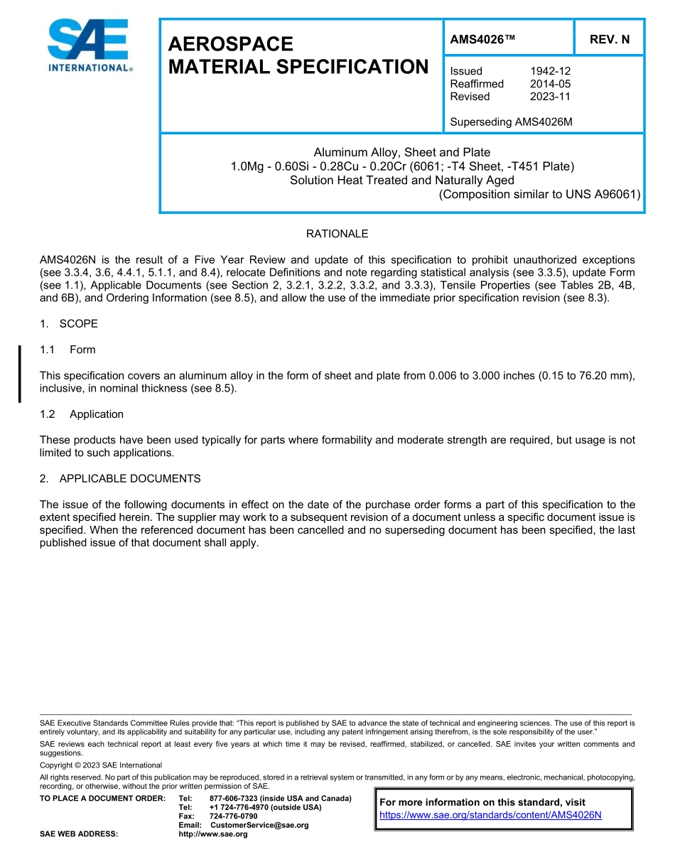 SAE AMS 4026N-2023.pdf_第1页