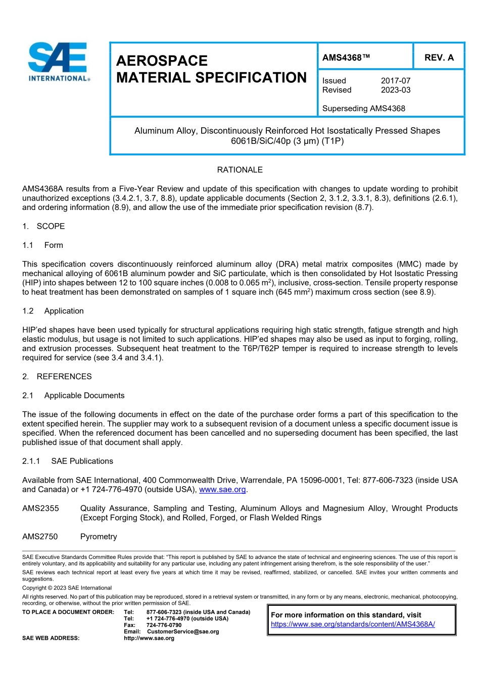 SAE AMS 4368A-2023.pdf_第1页