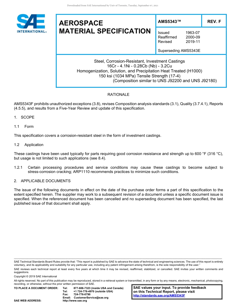SAE AMS 5343F-2019.pdf_第1页