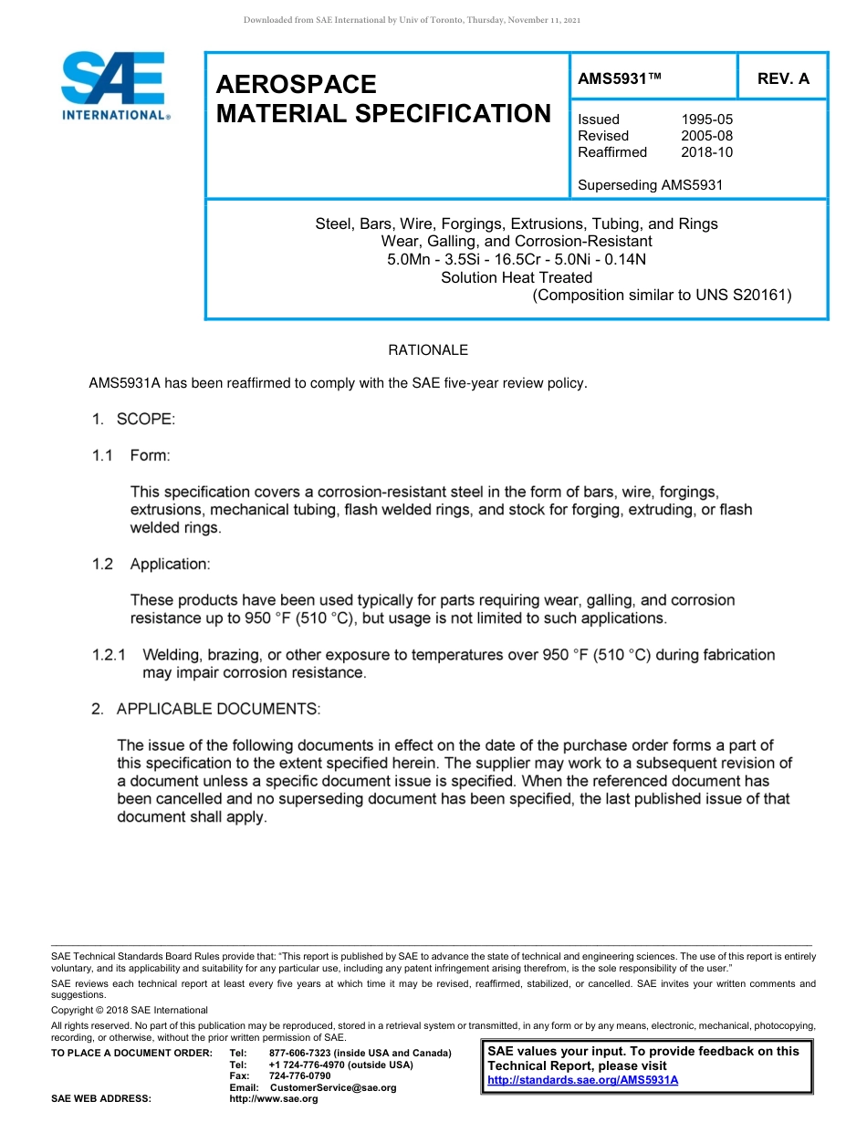 SAE AMS 5931A-2018.pdf_第1页