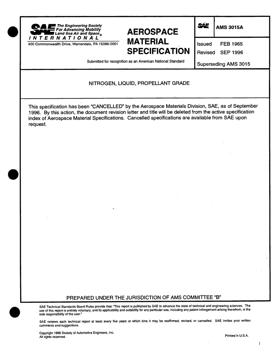 SAE AMS 3015A-1996 scan.pdf_第1页
