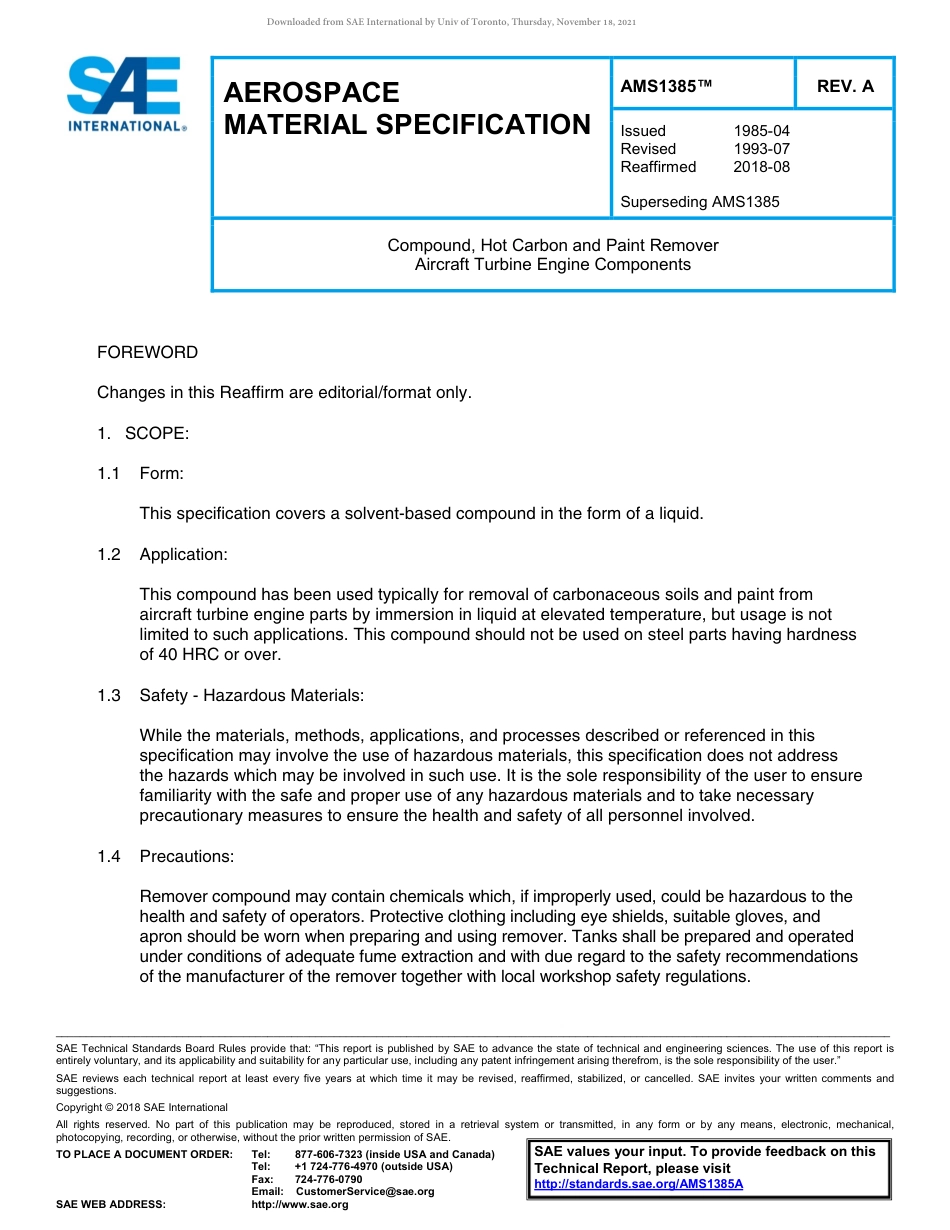 SAE AMS 1385A-2018.pdf_第1页