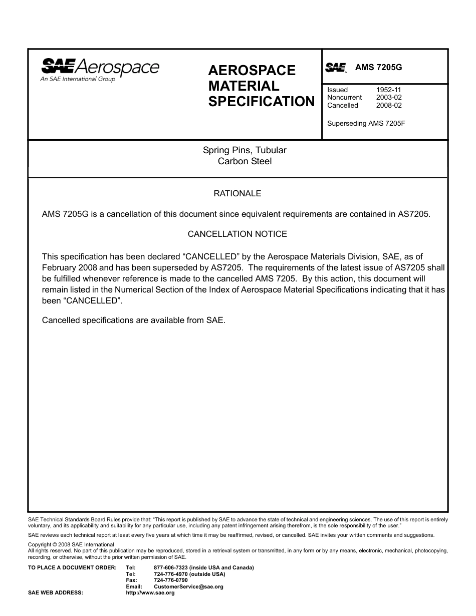 SAE AMS 7205G-2008.pdf_第1页