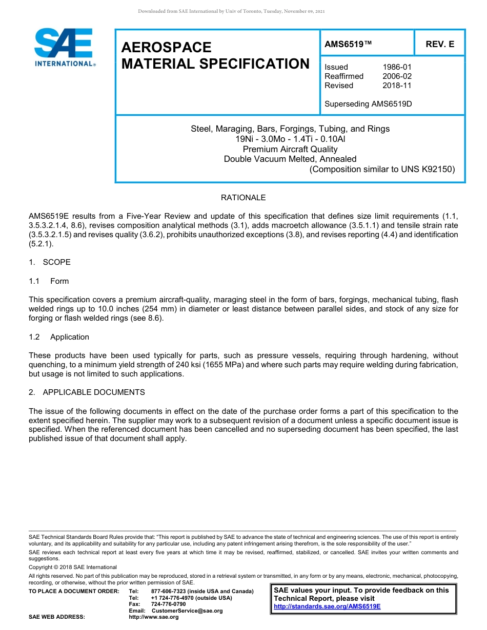 SAE AMS 6519E-2018.pdf_第1页