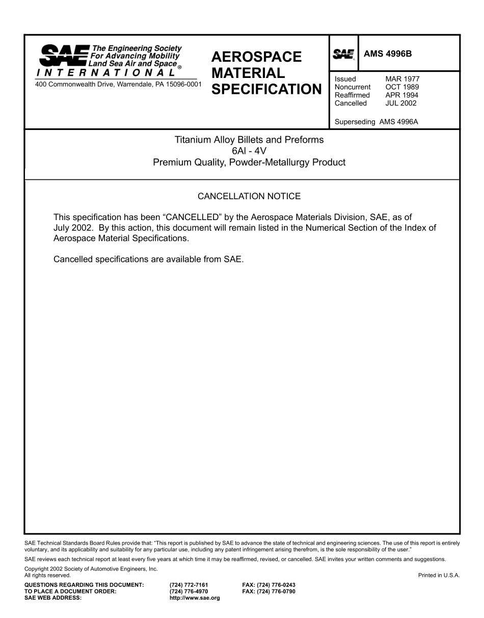 SAE AMS 4996B-2002.pdf_第1页
