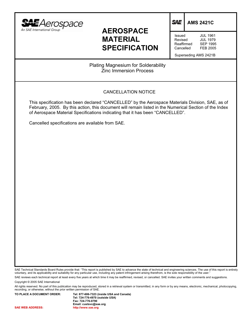 SAE AMS 2421C-2005.pdf_第1页