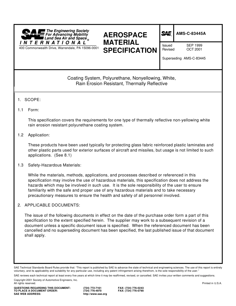 SAE AMS-C-83445A-2001.pdf_第1页