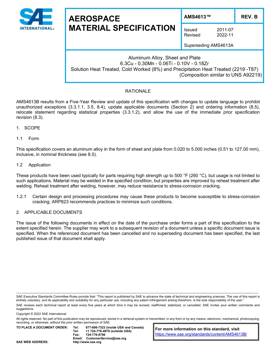 SAE AMS 4613B-2022.pdf_第1页