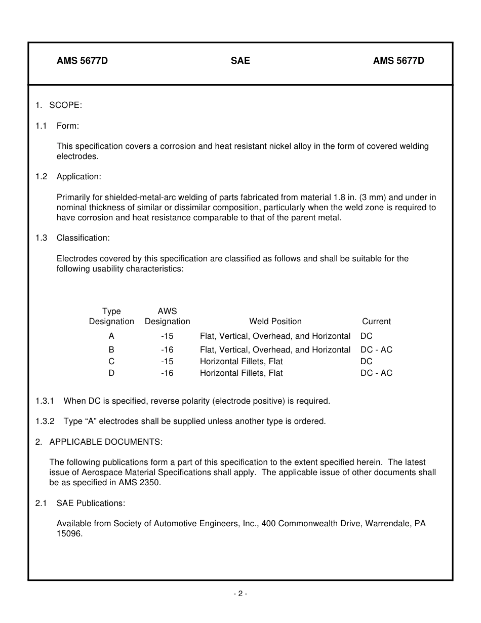 SAE AMS 5677D-1999.pdf_第2页