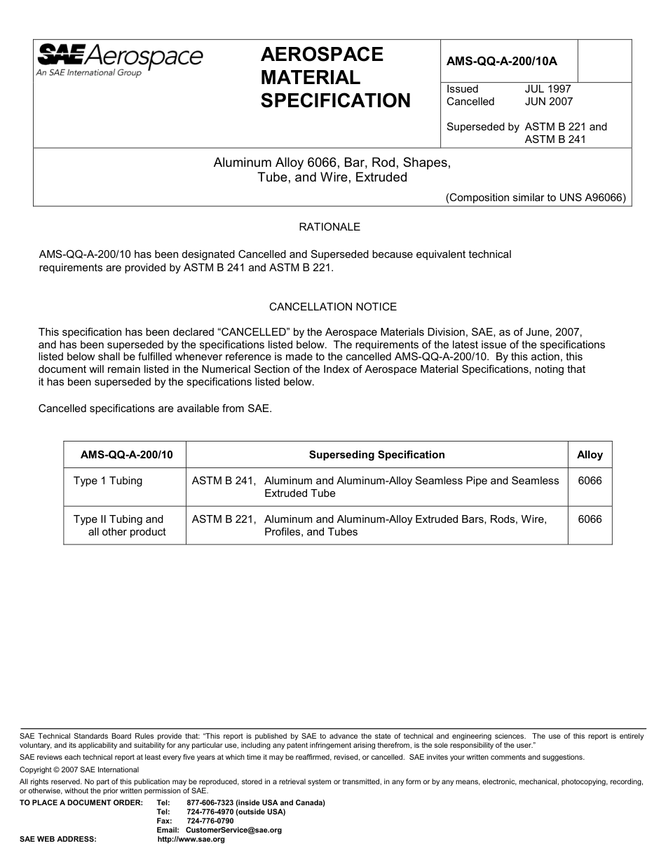 SAE AMS-QQ-A-200-10A-2007.pdf_第1页