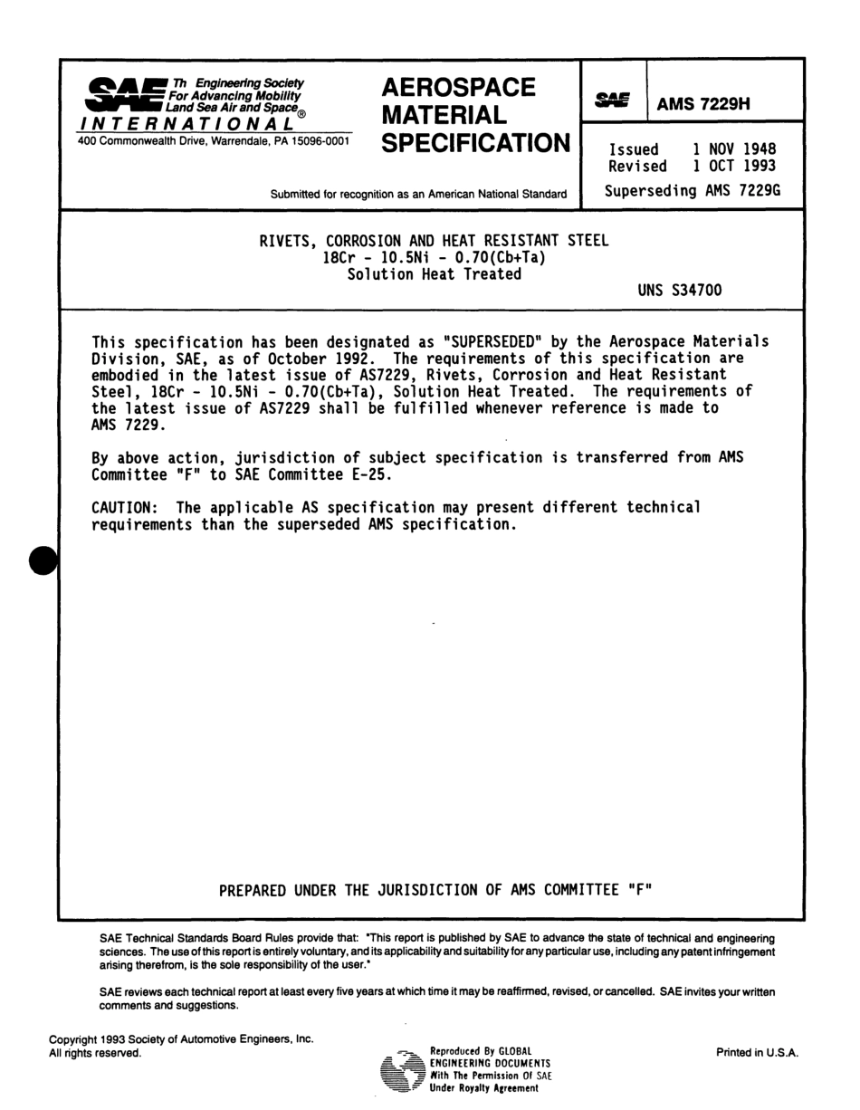 SAE AMS 7229H-1993 scan.pdf_第1页