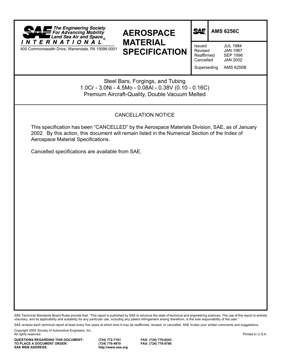 SAE AMS 6256C-2002.pdf_第1页