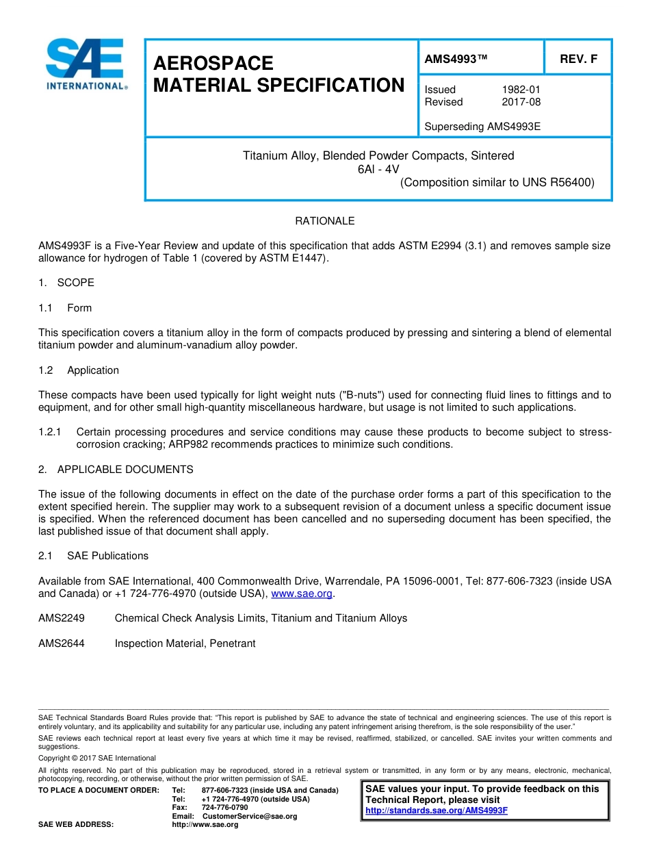 SAE AMS 4993F-2017.pdf_第1页