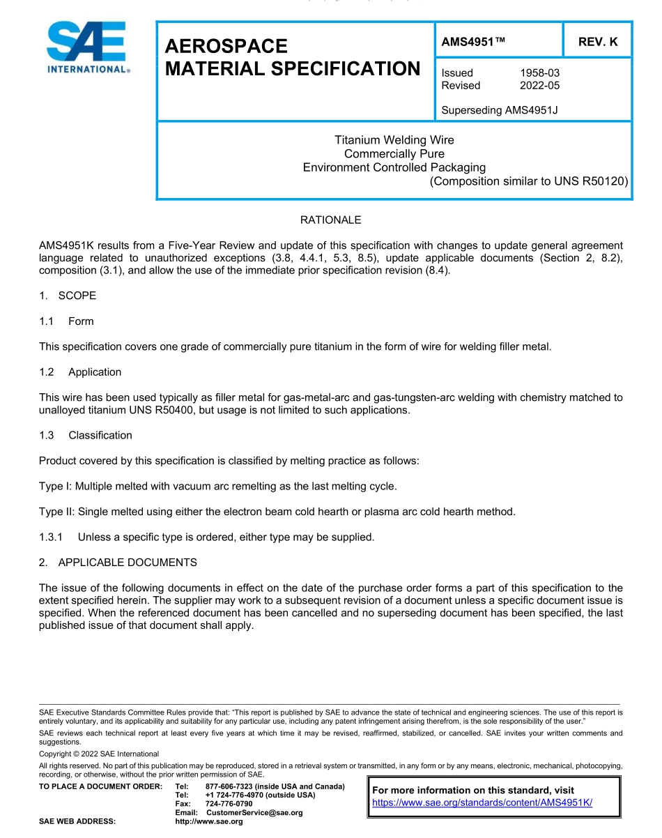 SAE AMS 4951K-2022.pdf_第1页