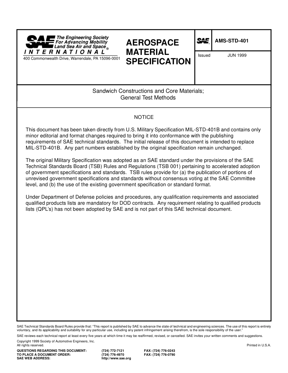 SAE AMS-STD-401-1999.pdf_第2页