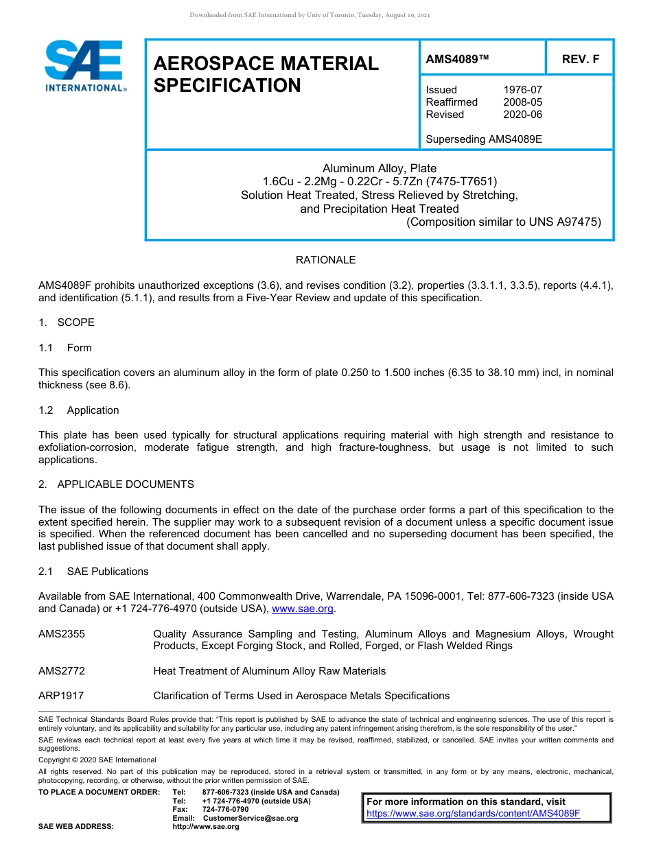 SAE AMS 4089F-2020.pdf_第1页