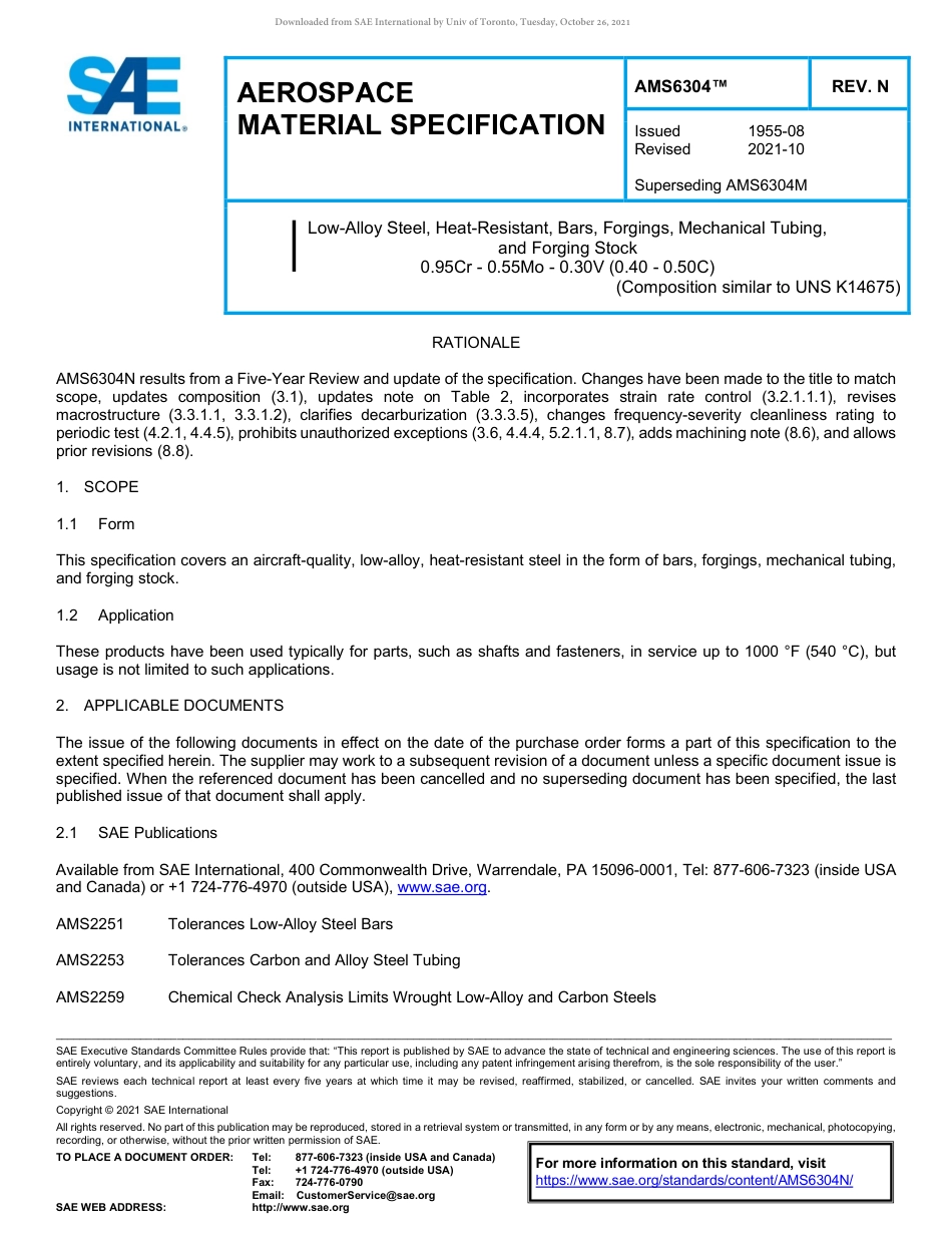 SAE AMS 6304N-2021.pdf_第1页