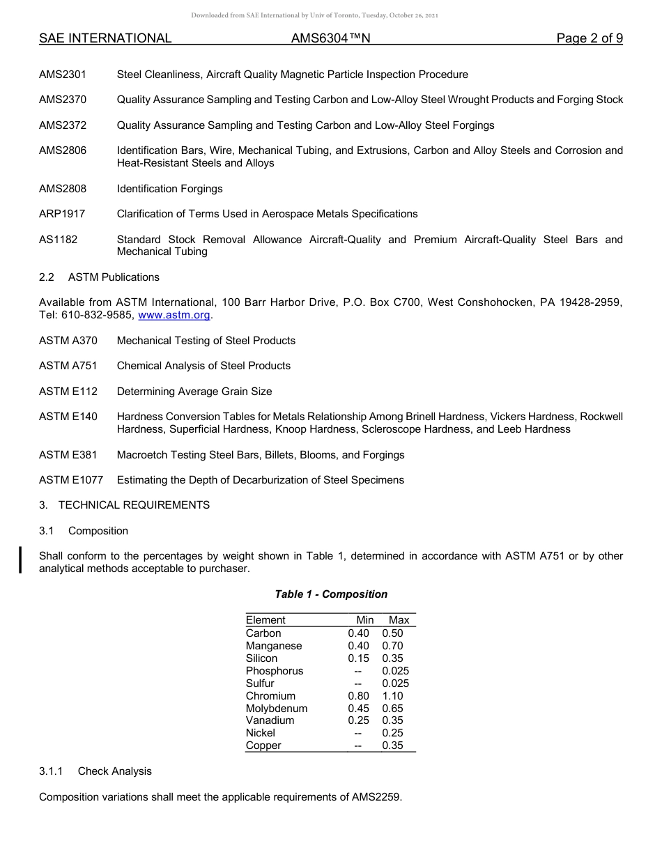 SAE AMS 6304N-2021.pdf_第2页