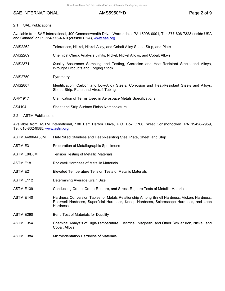 SAE AMS 5950D-2020.pdf_第2页