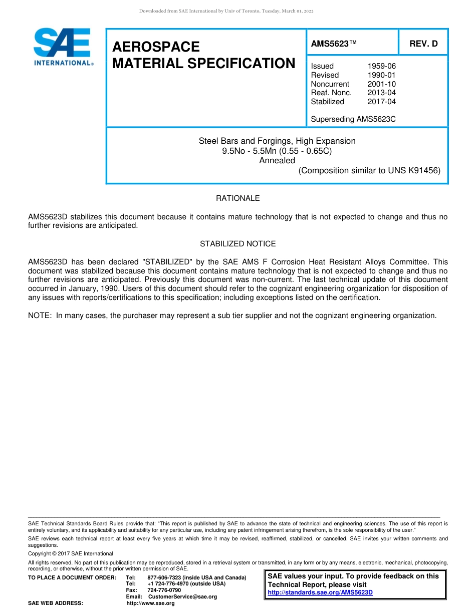 SAE AMS 5623D-2017.pdf_第1页