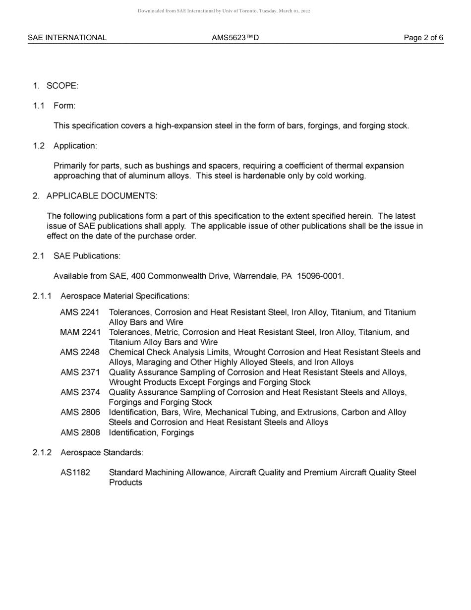 SAE AMS 5623D-2017.pdf_第2页