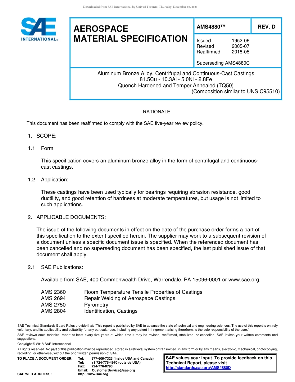 SAE AMS 4880D-2018.pdf_第1页
