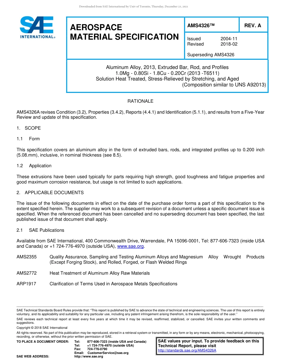 SAE AMS 4326A-2018.pdf_第1页